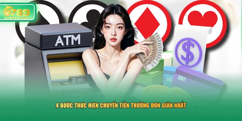 4 bước thực hiện chuyển tiền thưởng đơn giản nhất