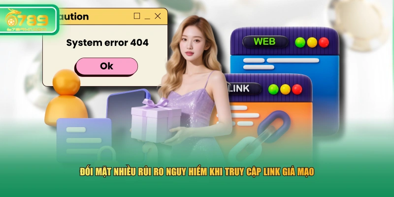 Đối mặt nhiều rủi ro nguy hiểm khi truy cập link giả mạo