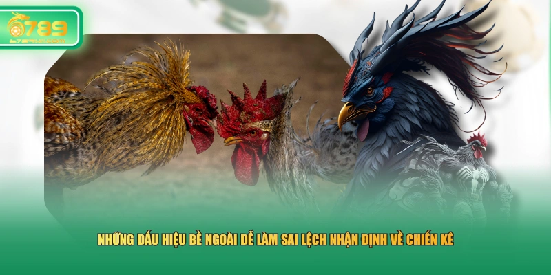 Những dấu hiệu bề ngoài dễ làm sai lệch nhận định về chiến kê